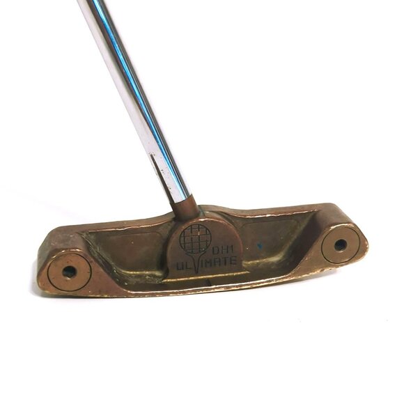 Vintage Dave Hicks DH1 Ultimate Putter 33" Brass Head With Steel Shaft - Picture 1 of 7